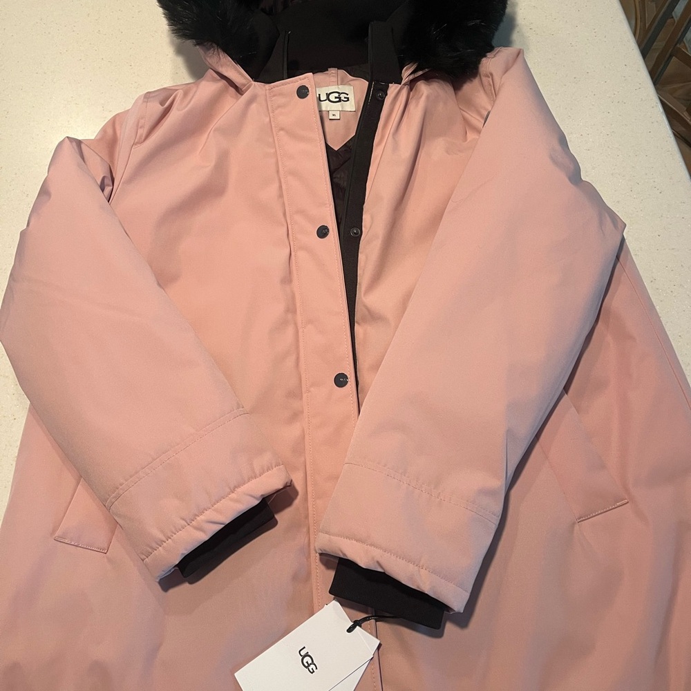 UGG Pink Bernice Parka - Picture 2 of 6